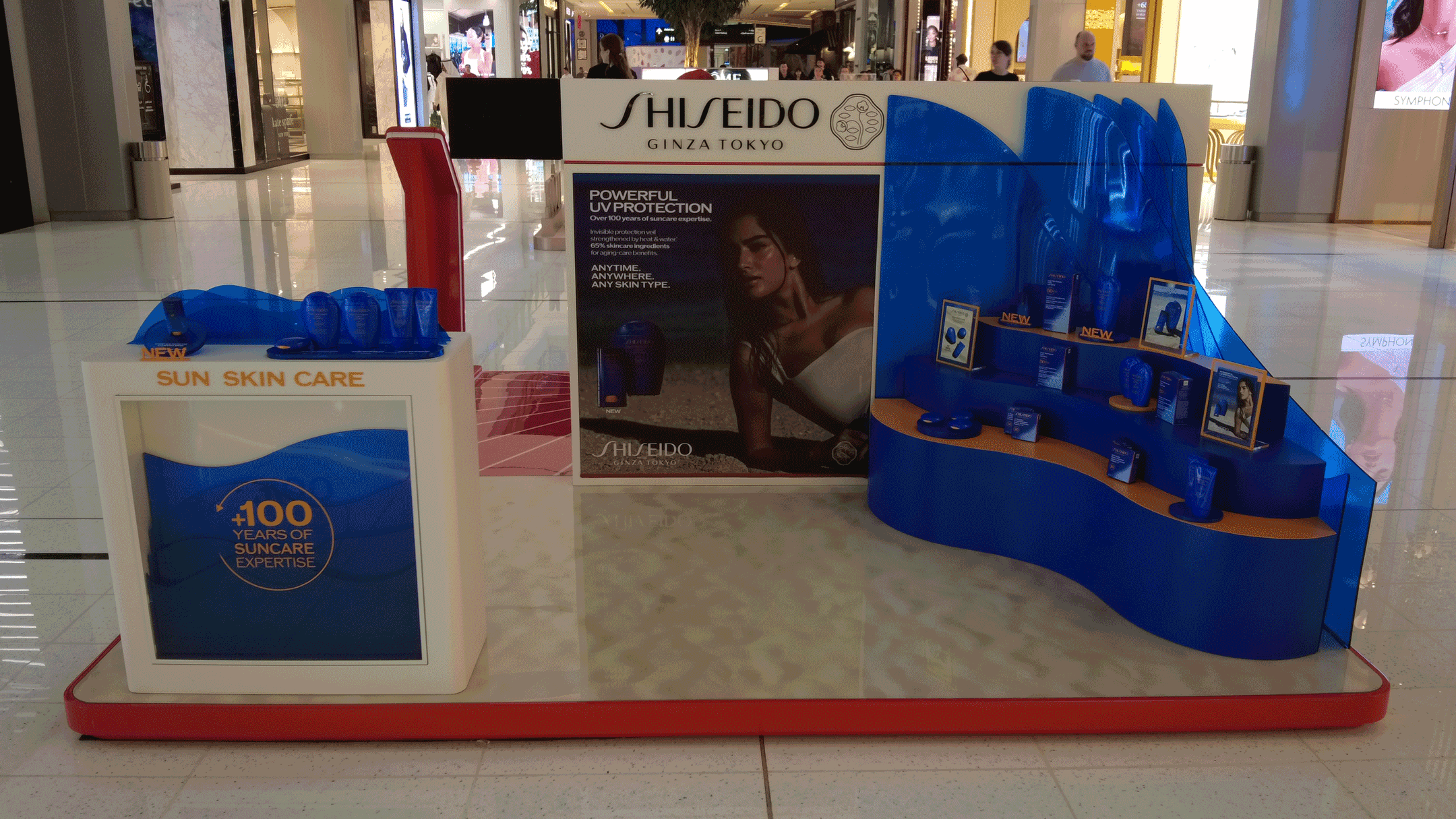 shiseido pop up dubai mall