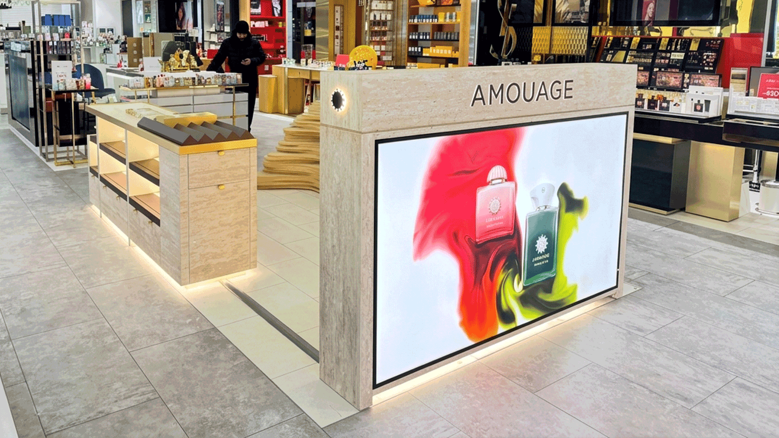 tph amouage retail display