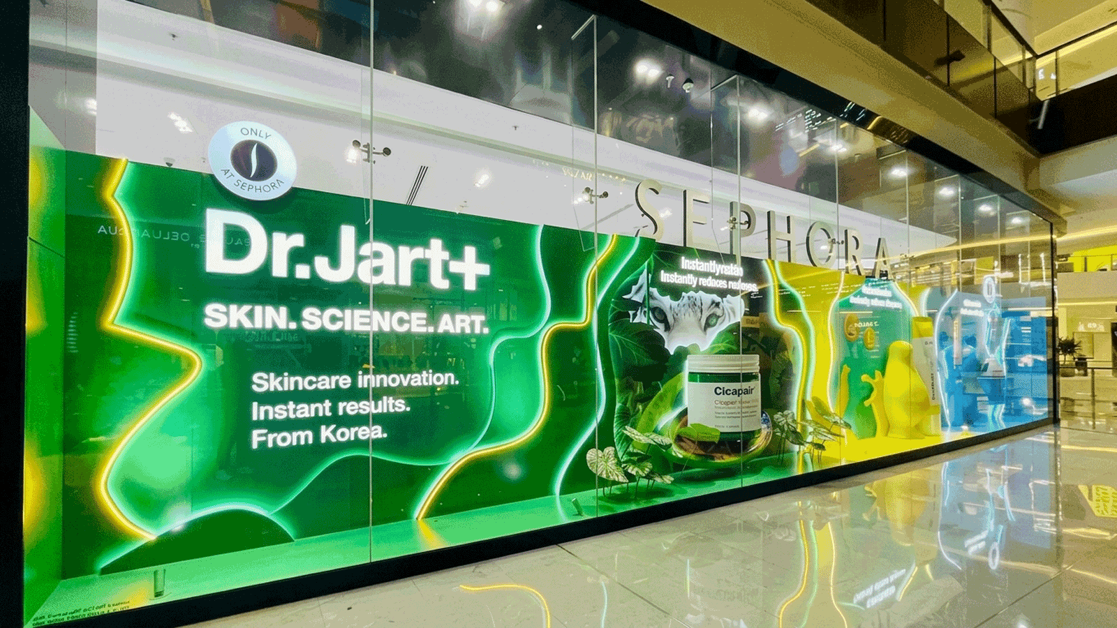 tph dr jart window display