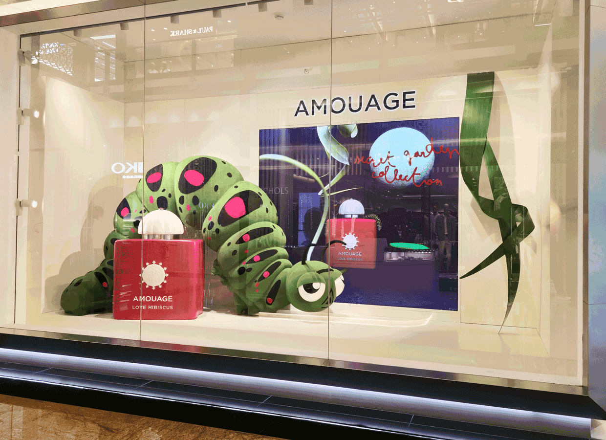 tph amouage window display